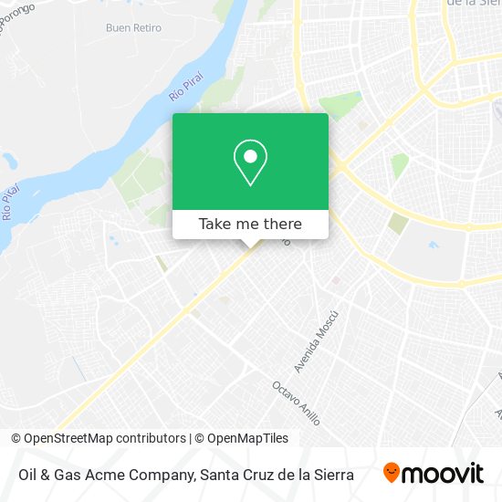 Oil & Gas Acme Company map