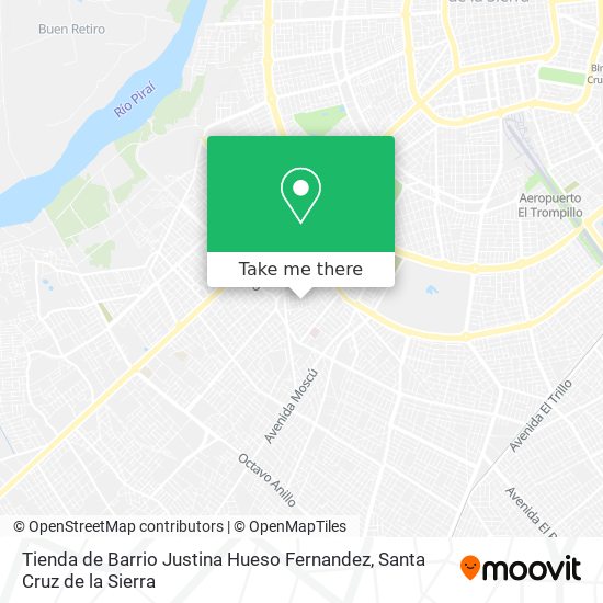 Mapa de Tienda de Barrio Justina Hueso Fernandez