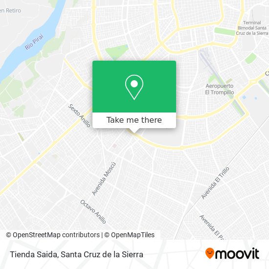Tienda Saida map