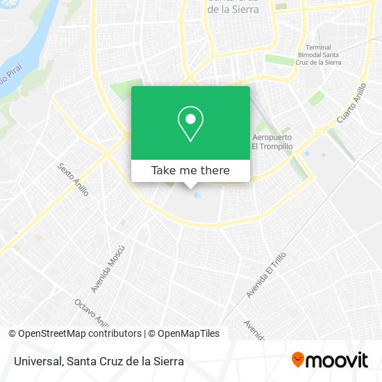 How to get to Universal in Santa Cruz De La Sierra by Bus