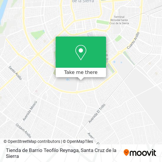 Mapa de Tienda de Barrio Teofilo Reynaga