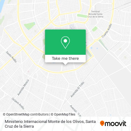 Ministerio Internacional Monte de los Olivos map