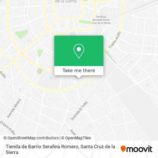 Tienda de Barrio Serafina Romero map