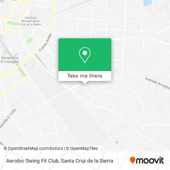 Mapa de Aerobic Swing Fit Club