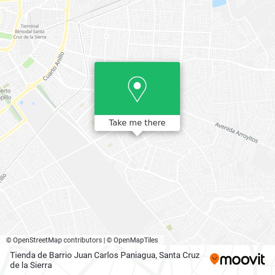 Tienda de Barrio Juan Carlos Paniagua map