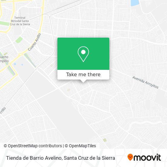 Mapa de Tienda de Barrio Avelino