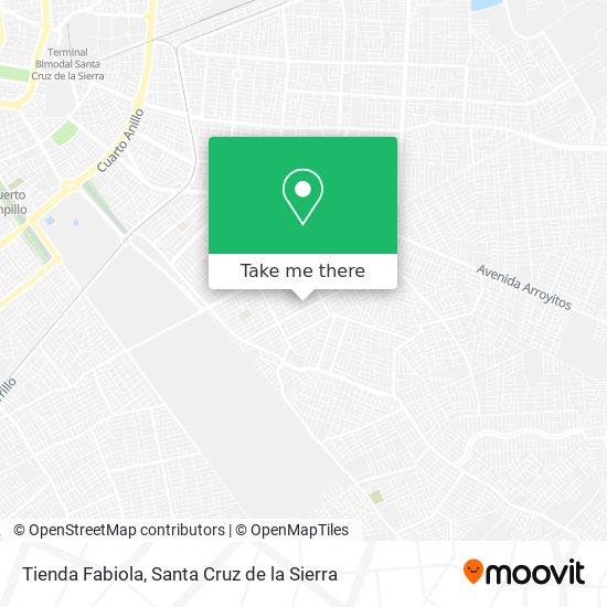 Mapa de Tienda Fabiola