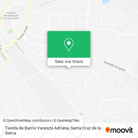 Mapa de Tienda de Barrio Vanesza Adriana