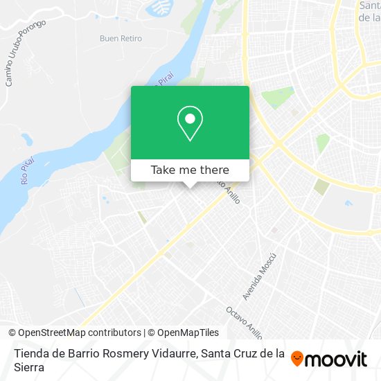 Mapa de Tienda de Barrio Rosmery Vidaurre