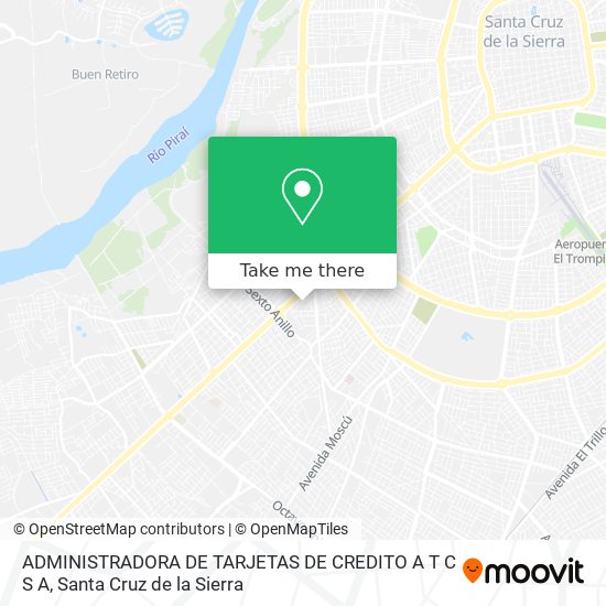 ADMINISTRADORA DE TARJETAS DE CREDITO A T C S A map