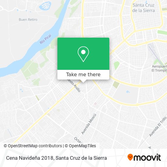 Cena Navideña 2018 map