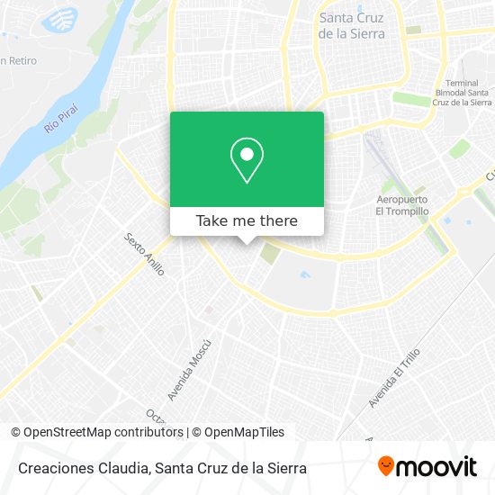 Mapa de Creaciones Claudia