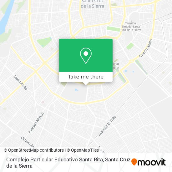 Complejo Particular Educativo Santa Rita map