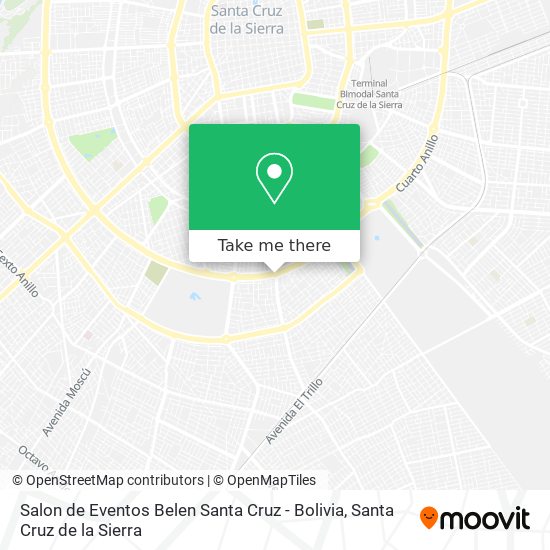 Salon de Eventos Belen Santa Cruz - Bolivia map