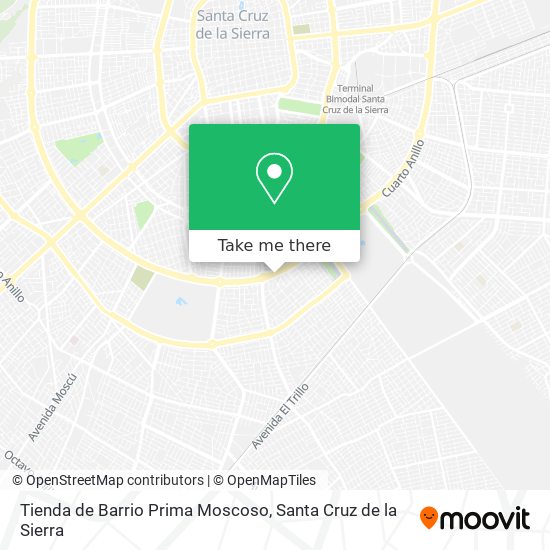 Mapa de Tienda de Barrio Prima Moscoso