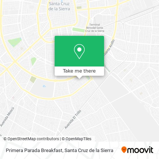 Primera Parada Breakfast map