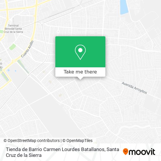 Mapa de Tienda de Barrio Carmen Lourdes Batallanos