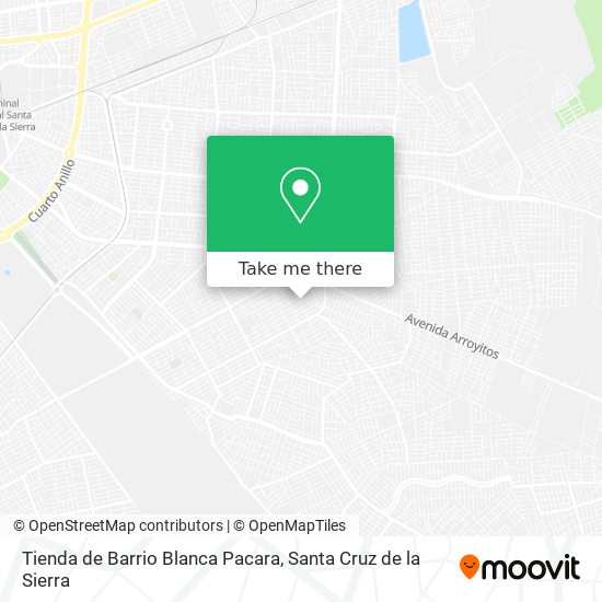 Mapa de Tienda de Barrio Blanca Pacara