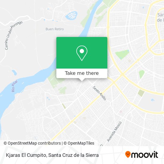 Kjaras El Cumpito map