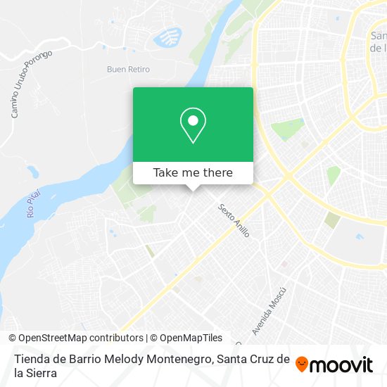 Mapa de Tienda de Barrio Melody Montenegro