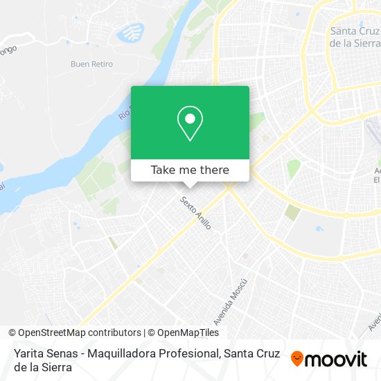 Yarita Senas - Maquilladora Profesional map