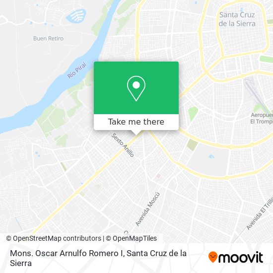 Mons. Oscar Arnulfo Romero I map