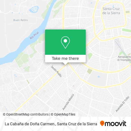 La Cabaña de Doña Carmen. map