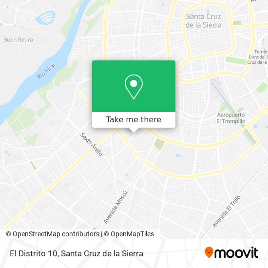 Mapa de El Distrito 10