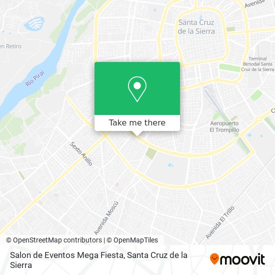 Salon de Eventos Mega Fiesta map
