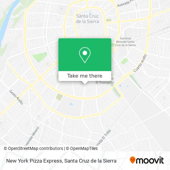 New York Pizza Express map