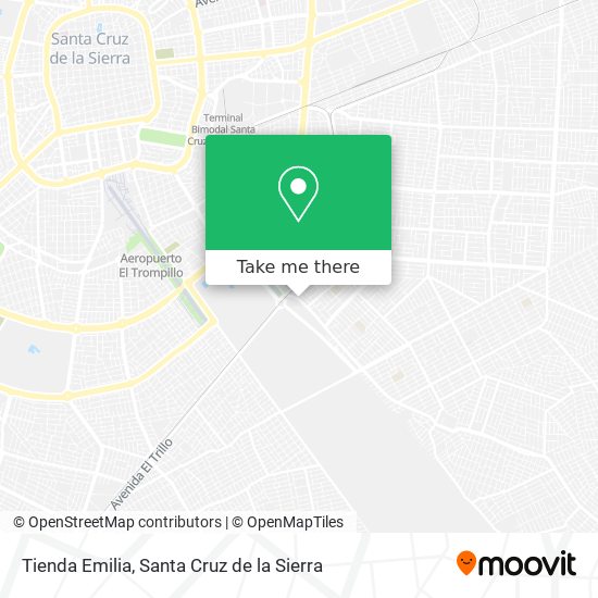 Mapa de Tienda Emilia