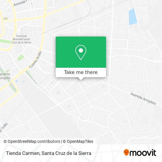 Tienda Carmen map