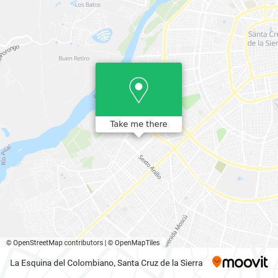 La Esquina del Colombiano map