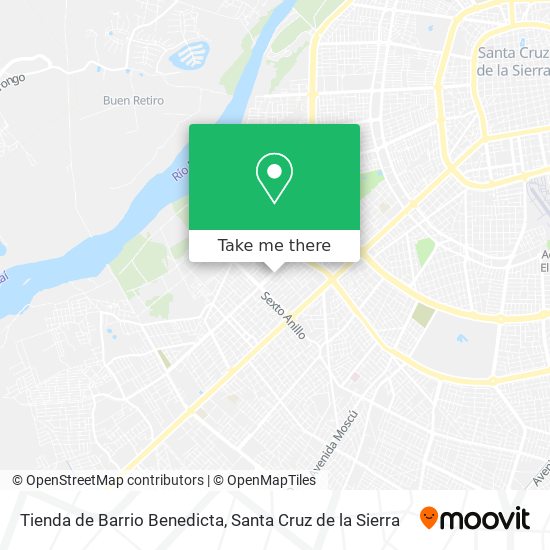 Mapa de Tienda de Barrio Benedicta