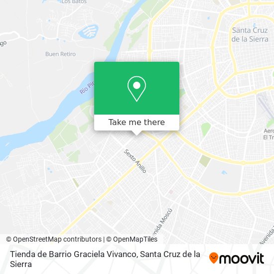 Mapa de Tienda de Barrio Graciela Vivanco