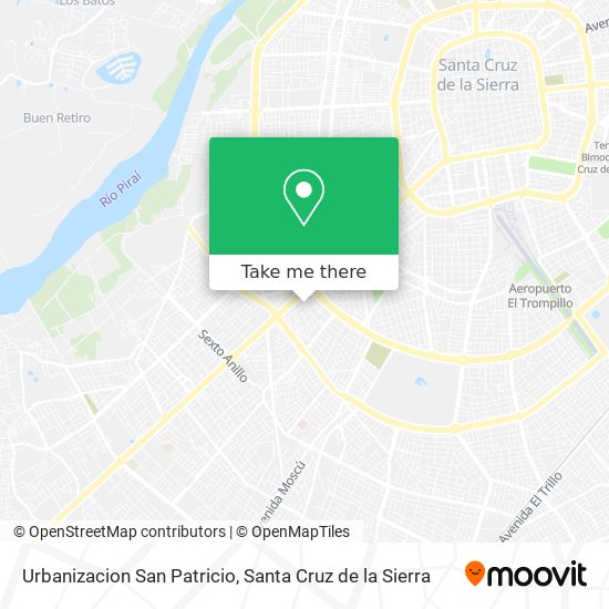 How to get to Urbanizacion San Patricio in Santa Cruz De La Sierra by Bus?