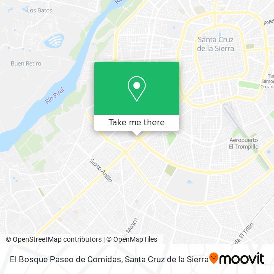 Mapa de El Bosque Paseo de Comidas