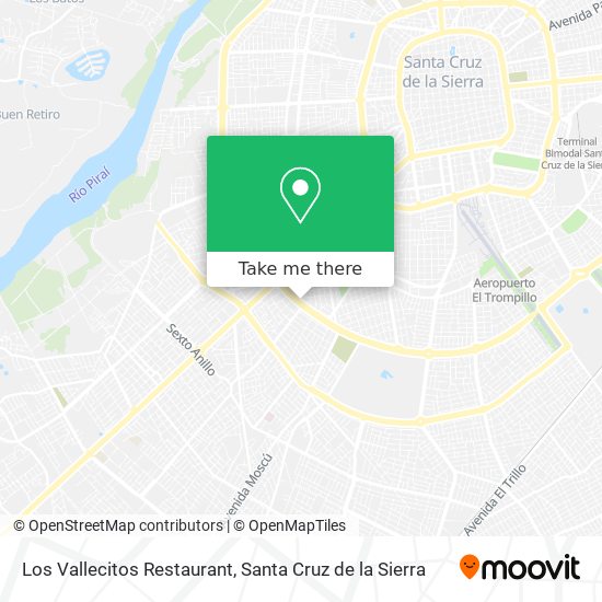 Mapa de Los Vallecitos Restaurant
