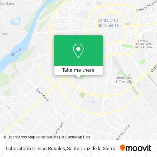 Laboratorio Clínico Rosales map