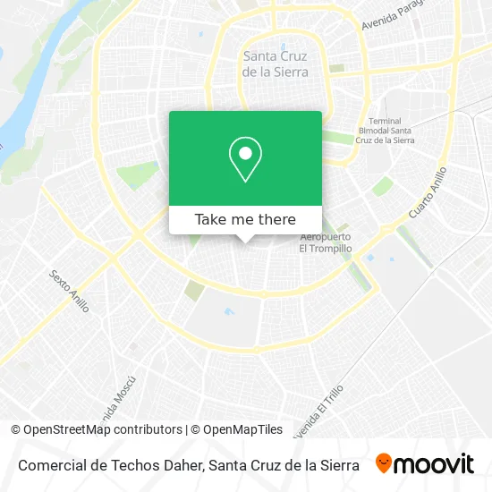 Mapa de Comercial de Techos Daher