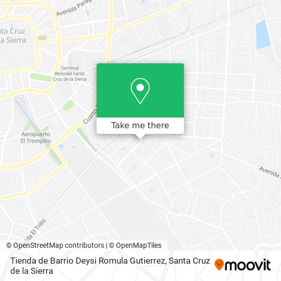 Mapa de Tienda de Barrio Deysi Romula Gutierrez