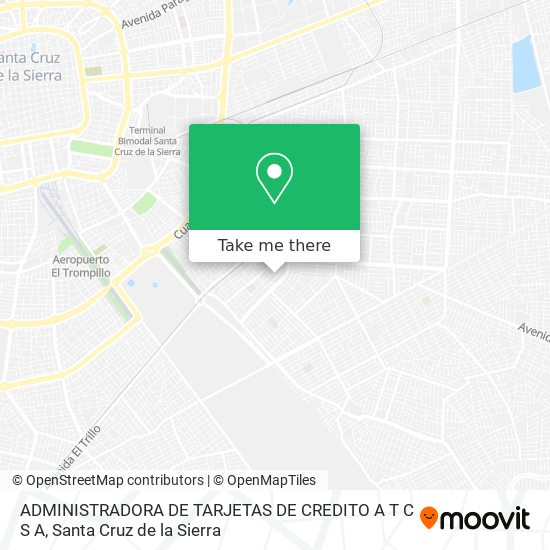 ADMINISTRADORA DE TARJETAS DE CREDITO A T C S A map