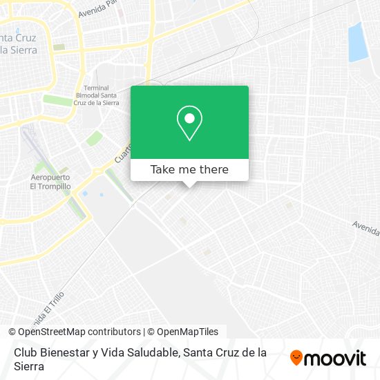 Club Bienestar y Vida Saludable map