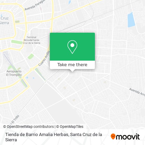 Mapa de Tienda de Barrio Amalia Herbas