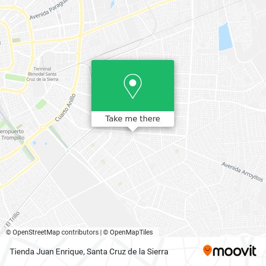 Mapa de Tienda Juan Enrique