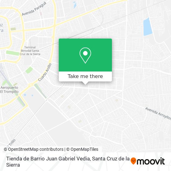 Mapa de Tienda de Barrio Juan Gabriel Vedia