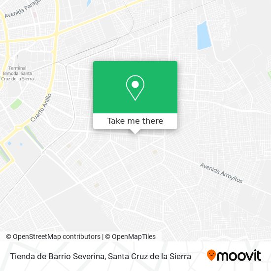 Mapa de Tienda de Barrio Severina