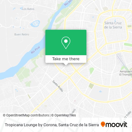 Tropicana Lounge by Corona map