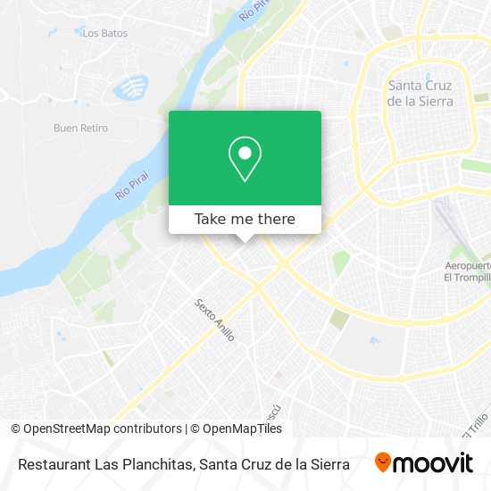 Mapa de Restaurant Las Planchitas