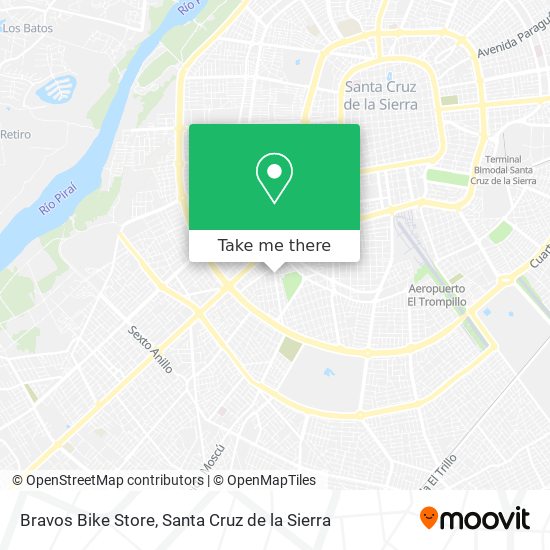 Bravos Bike Store map